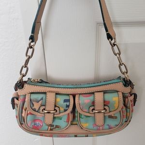 Dooney and Bourke Doodle Banana Bag